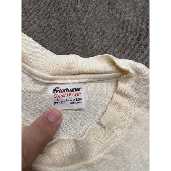 Vintage Michigan State University MSU Spartans T Shirt Mens L USA Steadman - Picture 5 of 8